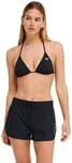 Badepants ROXY "Roxy Wave 2", Damen, Gr. XXL, grau (anthrazit), Polyester,...