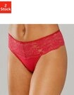 Nuance by Lascana String mit breitem Spitzenband, als Dessous-Set kombinierbar