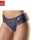 Nuance by Lascana String mit breitem Spitzenband, als Dessous-Set kombinierbar