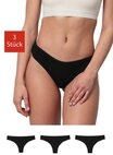 SNOCKS Brasilslip Damen Slip Unterhose (3-St) aus Bio-Baumwolle f&uuml;r ein bequemes