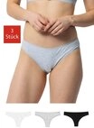 SNOCKS Brasilslip Damen Slip Unterhose (3-St) aus Bio-Baumwolle f&uuml;r ein bequemes