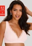 petite fleur by Lascana Bralette-BH, BH ohne B&uuml;gel, Baumwoll-BH, Bralette,...