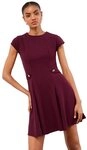LIPSY Skaterkleid Lipsy Skater-Minikleid mit seitlichen Kn&ouml;pfen (1-tlg)