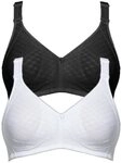 Susa Set: Soft-BH 2er Pack BH ohne B&uuml;gel Topsy Plus (Spar-Set, 2-tlg)