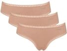 Hipster SLOGGI "GO Crush", Damen, Gr. L, beige (cameo braun), Single Jersey,