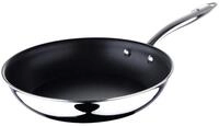 MasterPRO Bratpfanne Bratpfanne Pfanne Edelstahl &Oslash; 28 cm Pfanne jede Herdart
