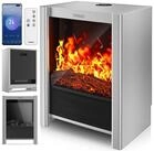 TRESKO Elektrokamin TRESKO&reg; Elektrokamin mit Heizung & Fernbedienung 2000W,...