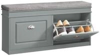 SoBuy Schuhbank FSR64, Schuhbank mit Sitzfl&auml;che, Schuhschrank schmal...
