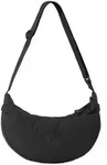 PinqPonq Bauchtasche Crossbody-Bag Krumm Small Rooted Black schwarz