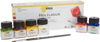 Kreul Holzschutzlasur Holzlasur-Set, 6 Farben &agrave; 20 ml