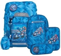 Beckmann Schulranzen Classic (6tlg., inkl. Sportrucksack, Federm&auml;ppchen,