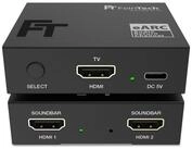 FeinTech AX421 HDMI eARC Audio Switch 1x TV zu 2x Soundbar HDMI-Adapter zu HDMI-ARC,