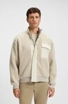 BOSS ORANGE Blouson Ze cozysolid Teddy Fell Fleece Kuschel Pl&uuml;sch Jacke