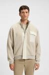 Blouson BOSS ORANGE "Ze cozysolid", Herren, Gr. M, light beige271, Pl&uuml;sch,