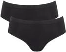 Hipster SLOGGI "GO Sense", Damen, Gr. S, schwarz, Single Jersey, Obermaterial: 88%