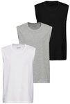 Man's World Muscleshirt (Packung, 3-tlg., 3er-Pack) &auml;rmellos, Basic-Stil,...
