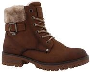 Winterboots TOM TAILOR, Damen, Gr. 42, braun (whisky used), Nubuklederimitat, Textil,