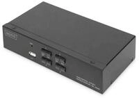Digitus Digitus KVM-Switch, 4-Port, Single-Display, 4K, HDMI&reg; Netzwerk-Switch