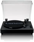Lenco LS-60BK Plattenspieler (Riemenantrieb, Bluetooth, RCA-Ausgang, f&uuml;r...
