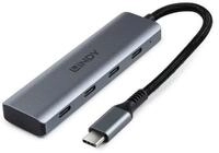 Lindy USB-Verteiler 4 Port USB 3.2 Gen 2 Typ C Hub