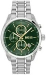 BOSS Chronograph GRAND PRIX 44 1514266, Armbanduhr, Herrenuhr, Edelstahlarmband,