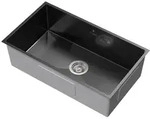 ML-DESIGN K&uuml;chensp&uuml;le Sp&uuml;lbecken aus Edelstahl, mit Ab- und &Uuml;berlaufgarnitur &