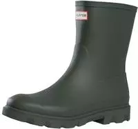 Gummistiefel HUNTER "UNISEX DOWNPOUR SHORT BOOT", Herren, Gr. 43, gr&uuml;n (schwarz