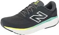 Laufschuh NEW BALANCE "EVOZ", Herren, Gr. 43, graphite, Synthetik, Textil, Schuhe