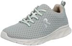 Sneaker RIEKER, Damen, Gr. 36, grau (hellmint), Mesh, unifarben, Schuhe Sneaker,