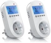 BEARWARE Steckdosen-Thermostat, Spar-Set, 2-St., Heiz & Klimager&auml;te Individuell
