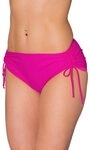 Aquarti Bikini-Hose Aquarti Damen Bikinihose mit Raffung und Schn&uuml;ren
