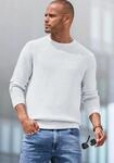 Strickpullover AUTHENTIC LE JOGGER, Herren, Gr. S (44/46), grau (hellgrau, meliert),