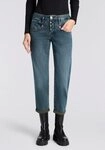 Herrlicher 5-Pocket-Jeans Shyra Tap Denim Comfort in Cropped L&auml;nge, Umschlagsaum