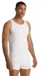 Bruno Banani T-Shirt FINE RIB mit Rundhalsausschnitt, Cotton-Mix, elastisch wei&szlig; S