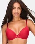 Hunkem&ouml;ller Gemoldeter BH Plunge Padded Underwired Bra