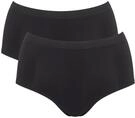 High-Waist-Slip SLOGGI "GO Sense", Damen, Gr. XXL, schwarz, Single Jersey,