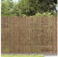 vidaXL Gartenzaun, Gartenzaun 400x100 cm Schilf