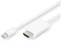 Digitus Digitus Mini DisplayPort Adapterkabel, mDP - HDMI Typ A HDMI-Kabel