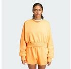 adidas Sportswear Sweatshirt SOFT LUX SWEATSHIRT, LOCKER GESCHNITTEN (1-tlg)