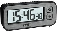 TFA Dostmann Wecker Mini-Quarz-Wecker mit Temperatur und Luftfeuchtigkeit...