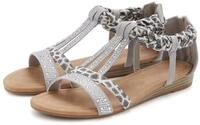 LASCANA Sommerschuh, Sandalette, offener Schuh, Sandale mit aufwendiger...