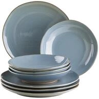 Tafelservice M&Auml;SER "Nottingham", blau, 8, Geschirr-Sets, Tafelservice