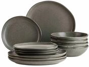 M&Auml;SER Teller-Set MARLENA, Geschirr-Set, Keramik (12-tlg), 4 Personen, Keramik,