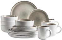 Kombiservice M&Auml;SER "Lunaria", braun, 16, Geschirr-Sets, Kombiservice