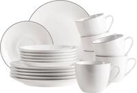 M&Auml;SER Kaffeeservice FELISE, Kaffeeservice, Porzellan (18-tlg), 6 Personen,