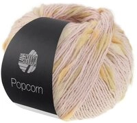 LANA GROSSA POPCORN H&auml;kelwolle, 125 m (Effektnetzgarn gef&uuml;llt mit bunten,