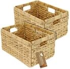 HMF Regalkorb Aufbewahrungskorb passend f&uuml;r Billy Regal, Korb geflochten aus,