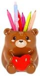 Legami Aufbewahrungsbecher Keramik-Stiftehalter - Teddy Bear - Desk Friends