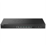 D-Link DMS-1250-12/E 12-Port Switch Multi-Gigabit Smart Managed Netzwerk-Switch