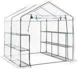 en.casa Foliengew&auml;chshaus, &raquo;Gr&uuml;nau&laquo; Pflanzhaus 200 x 200 x 220 cm mit PVC...